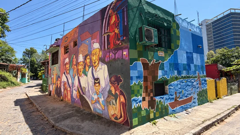 ANTIGUOS PESCADORES - MURAL LOMA SAN JERÓNIMO