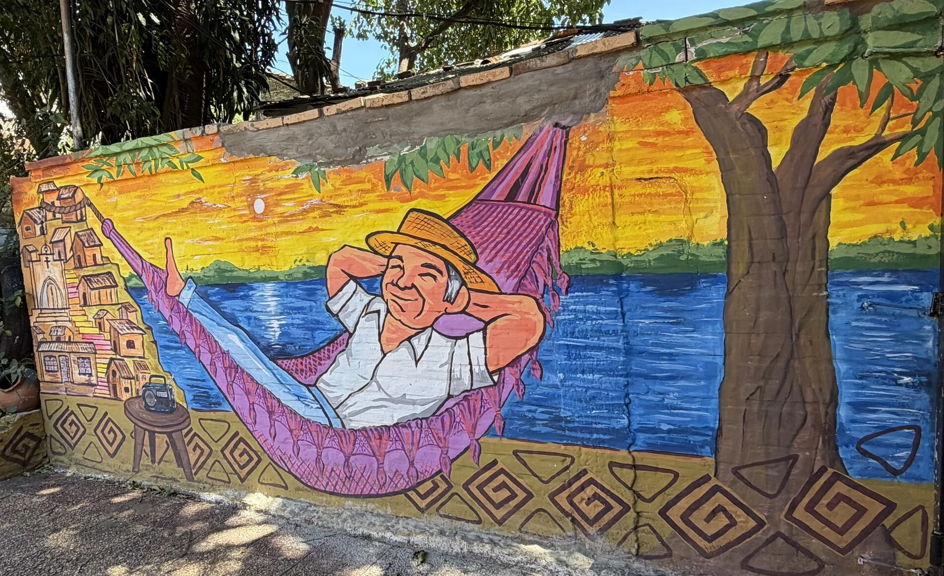 HAMACA PARAGUAYA - MURAL LOMA SAN JERÓNIMO